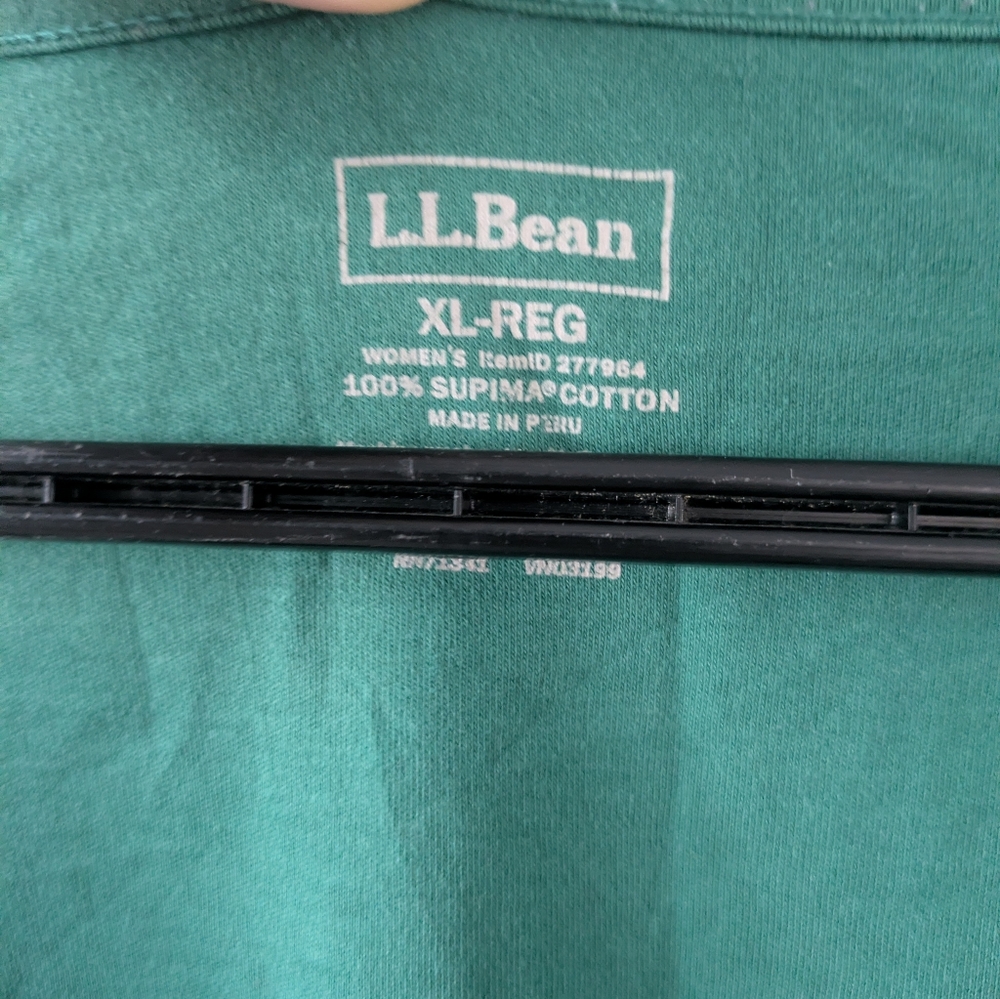 👉10/10$ L.L. Bean Women's Aqua Short Sleeve Tee - Picture 2 of 3